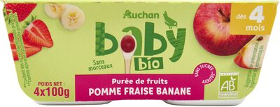 Purée de fruits POMME FRAISE BANANE