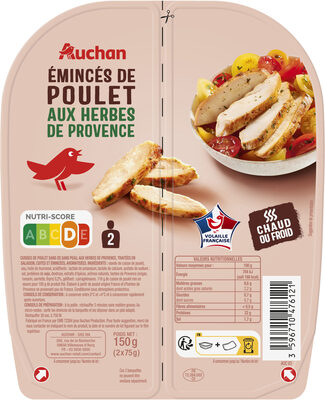 Emincés de Poulet aux herbes de Provence