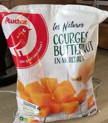 Courges butternut en morceaux