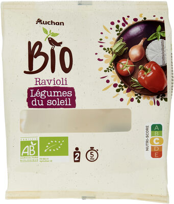 Ravioli légumes du soleil bio