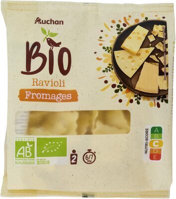 Ravioli fromages bio