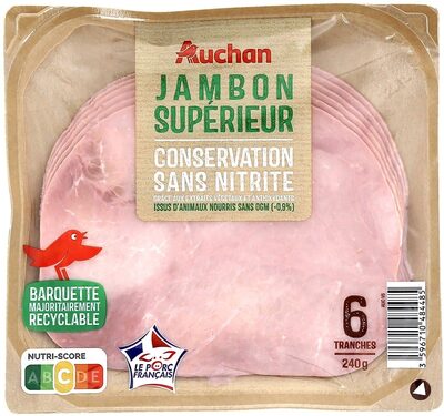 Jambon Supérieur sans couenne sans nitrite