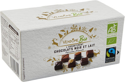 L'assortiment de chocolats noir et lait - Fabrication artisanale