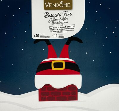 Biscuits fins au chocolat belge - x40 environ - 14 variétés