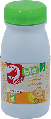 Lait et céréales saveur Banane Bio 25 cl dès 12 mois