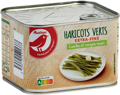 Haricots verts extra-fins cueillis et rangés main