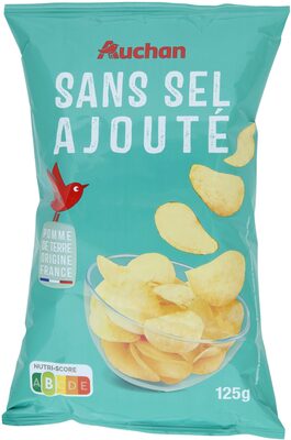 Chips sans sel ajouté