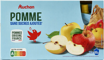 Pomme Sans Sucres Ajoutés**Conformément à la règlementation. Contient des sucres naturellement présents.
