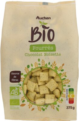 Fourrés chocolat noisette