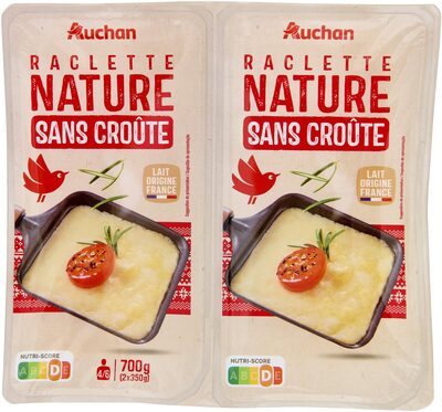 Raclette sans croûte nature