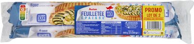 Feuilletée Epaisse** plus épaisse que la pâte feuilletée Auchan 230g