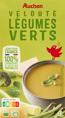 Velouté de légumes verts