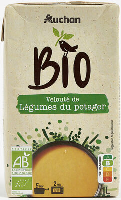 Velouté de légumes du potager front packaging