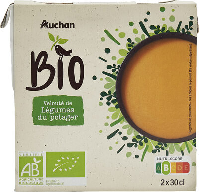 Velouté de légumes du potager front packaging