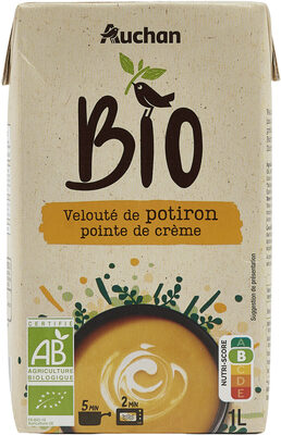 Velouté de potion et pointe de crème front packaging