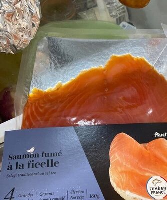 Saumon fumé à la ficelle front packaging