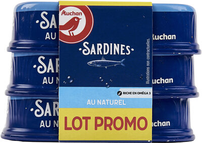 Sardines au naturel