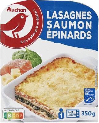 Lasagnes saumon épinards
