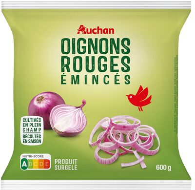 Oignons rouges émincés