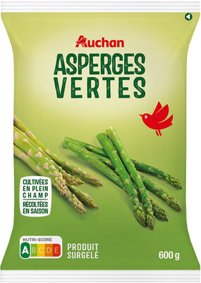 Les natures Asperges vertes front packaging