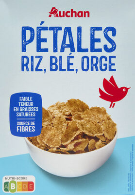 Pétales riz, blé, orge