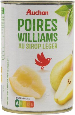 Poires Williams au sirop léger