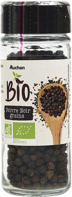 Poivre noir en grains front packaging