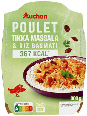 POULET TIKKA MASSALA et RIZ BASMATI