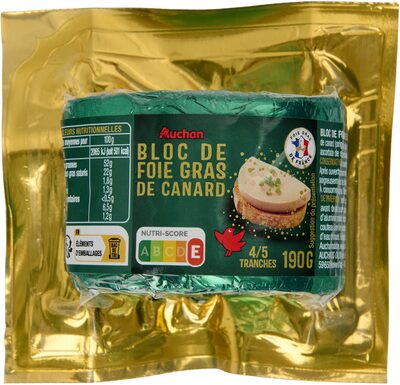Bloc de foie gras de canard