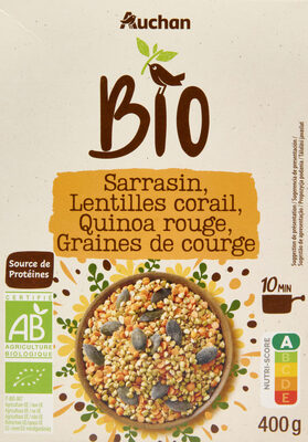 Sarrasin lentilles corail