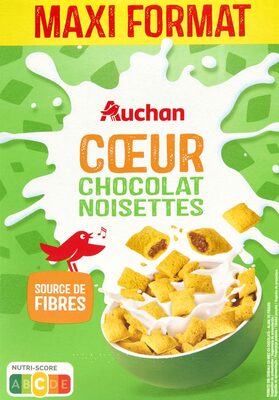 Coeur chocolat noisettes