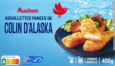 Aiguillettes panées de colin d'Alaska