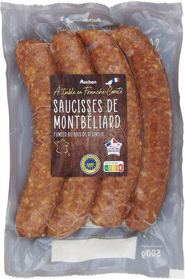 Saucisses de montbéliard front packaging
