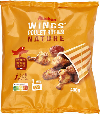 Wings Poulet Rôties Nature Doux