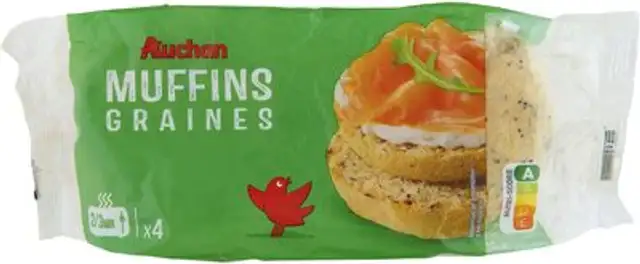 Muffins Graines front packaging