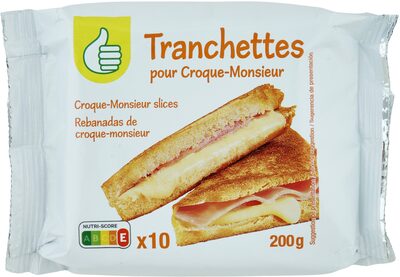 Tranchettes pour Croque-Monsieur