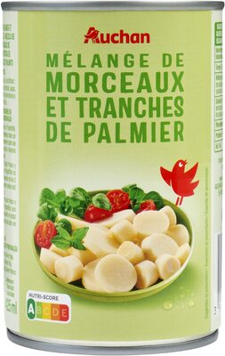 Mélange de morceaux de palmier