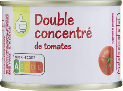 Double concentré de tomates.