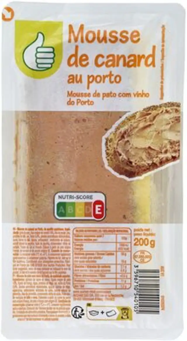 Mousse de canard au Porto front packaging