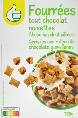 Pouce cereales fourrees chocolat noisette