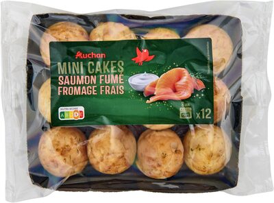 Mini cakes saumon, fromage frais x12