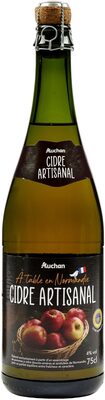 Cidre artisanal front packaging