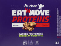 Eat'n move proteins*barres proteinees chocolat noisettes