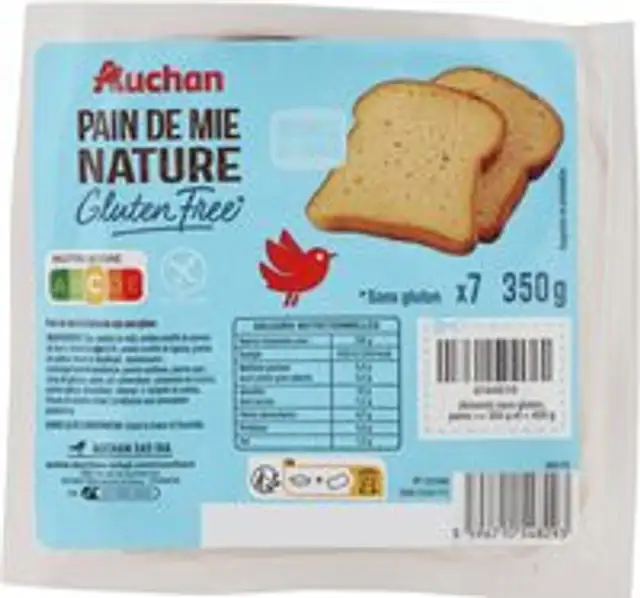 Pain de Mie Nature Sans Gluten