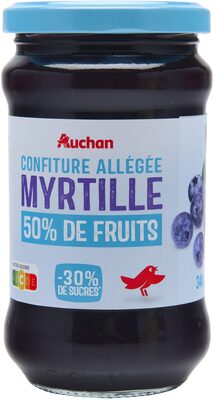 Myrtille allégée de sucres