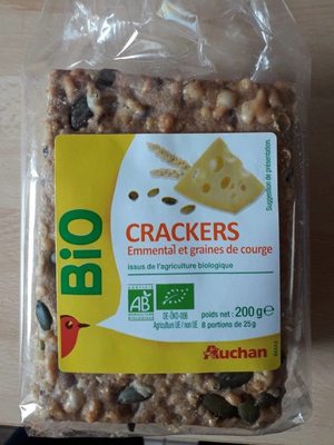 Crackers emmental et graines de courge