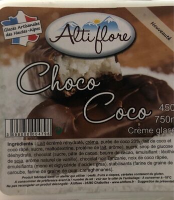 Glace Choco coco front packaging