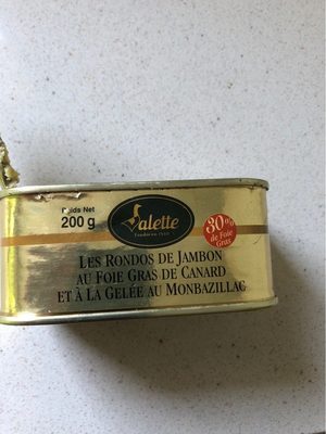 Rondos de jambon au foie gras de canard