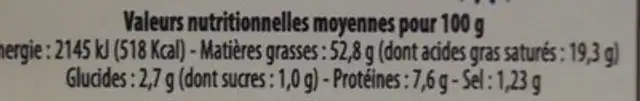 Foie de canard du Périgord a la truffe noire du Périgord nutrition facts table