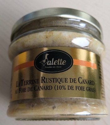 La terrine rustique de canard front packaging